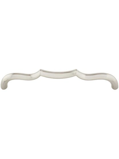 Trellis Cabinet Pull - 6 5/16 inch Center-to-Center in Polished Nickel.